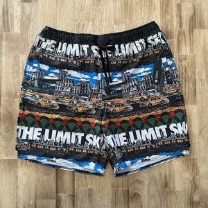 Stance Complex Shorts Notorious B.I.G Biggie Mens Size L NY Sky's The Limit‎